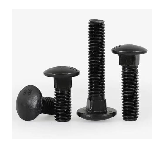 Болт ОПМ DIN 603 М6x20 8.8 black zn 500 шт УТ000113141