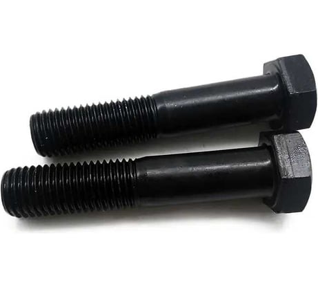 Болт Море-Метизов DIN 960, класс прочности 10.9, М8x1х80 оксид, 5 шт. BOLT960OМ81805М