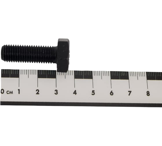 Болт Море-Метизов DIN 961, класс прочности 10.9, М10x1,25x30 оксид 200 шт. BOLT961OМ1012530200М