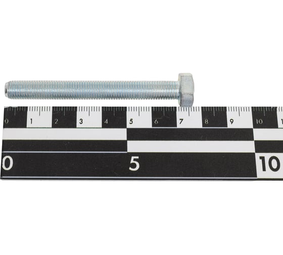 Болт Море-Метизов DIN 961 класс прочности 10,9, М8x1х70, цинк, 25 шт BOLT961СМ817025М
