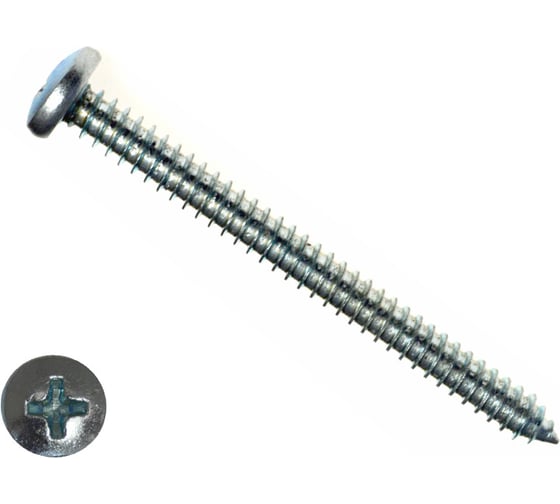Шуруп с полукруглой головкой КРЕП-КОМП DIN7981, 2,2x4,5 (40000шт) шп2245 1