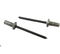 Заклепка ОПМ ISO 15973 d4,0x12,5 Al/St закрытая с плоской головкой 1000 шт. УТ000014749