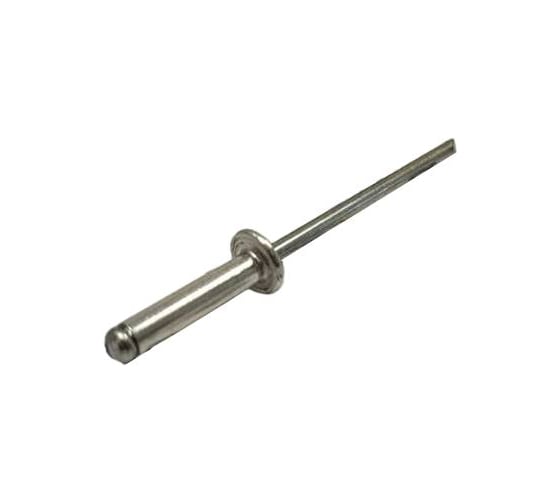 Заклепка ОПМ ISO 15977 RAL 9005 тяговая d4,8x12 Al/St с плоской головкой 500 шт. УТ000011166