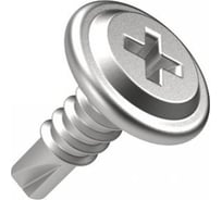 Саморез с прессшайбой Промрукав сверло, усиленный, ГОСТ, 4,2x19, 100 шт. PR17.00561