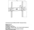 Настенный кронштейн для телевизора с функцией наклона iTECHmount PLB4T 221939 2