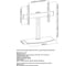 Настольная подставка для телевизора с фиксированным кронштейном iTECHmount KFS-2 221691 3