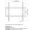 Настенный фиксированный кронштейн для телевизора iTECHmount P4F 221937 2
