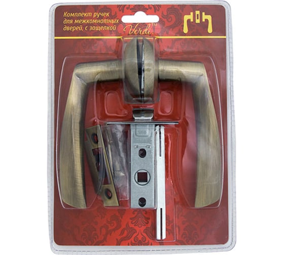 Комплект ручек Verdi С45 бронза, механизм 23AB45