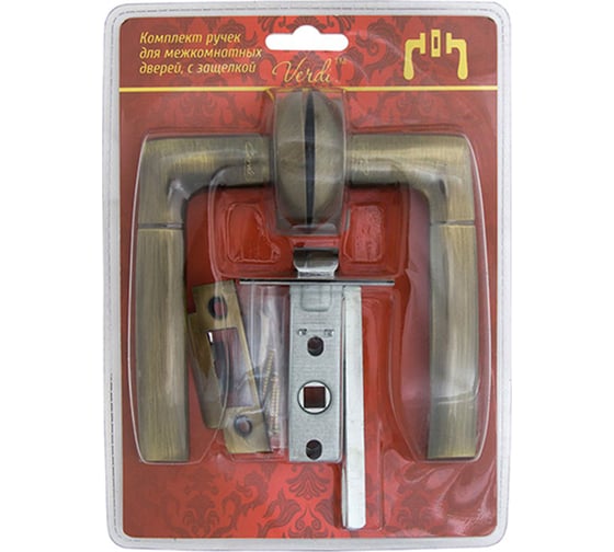 Комплект ручек Verdi С45 бронза, механизм 11AB45