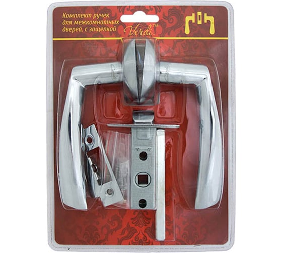 Комплект ручек Verdi С45 хром, механизм 23CP45