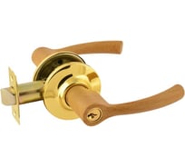 Межкомнатная защелка НОРА-М дер.бук/зол. ТТ1-01 ключ/фикс. 5765