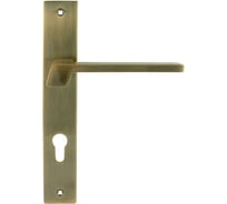 Дверная ручка на планке НОРА-М N111-85 мм ст.бронза 16278