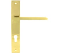 Дверная ручка на планке НОРА-М N111-85 мм зол. 16276