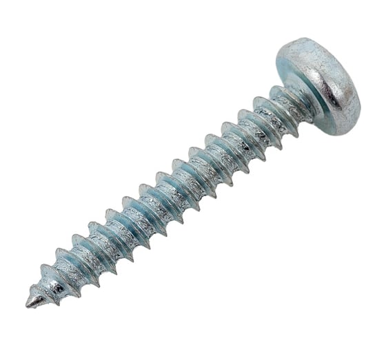 Саморез ZAMETAL 3,5х22 с полукруг. гол., крест шлиц, DIN 7981 оц., 1000 шт ZA080866