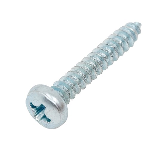 Саморез ZAMETAL 3,5х22 с полукруг. гол., крест шлиц, DIN 7981 оц., 1000 шт ZA080866
