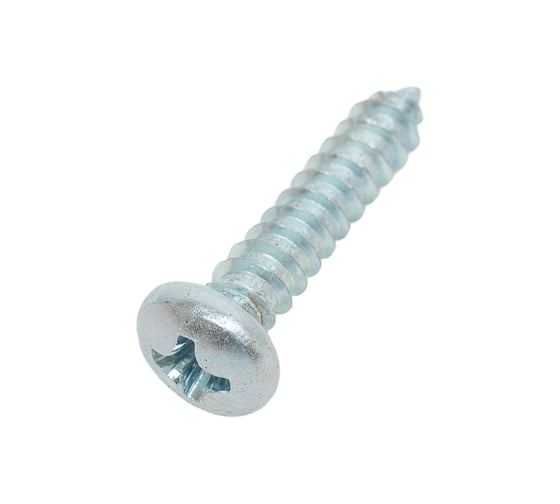 Саморез ZAMETAL 3,9х19 с полукруг. гол., крест шлиц, DIN 7981 оц., 1000 шт ZA080903