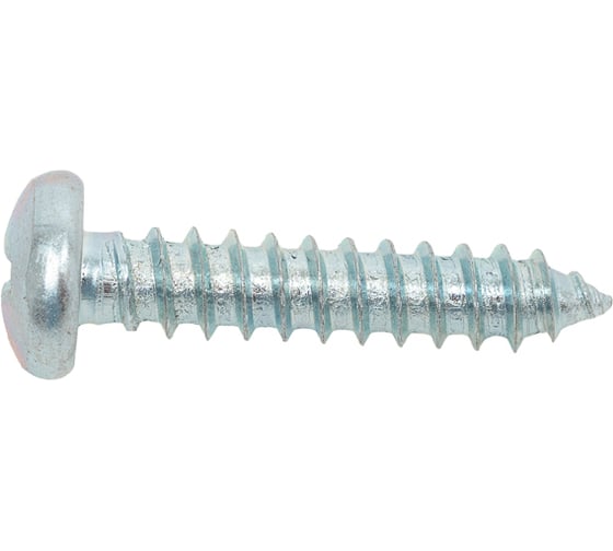 Саморез ZAMETAL 3,9х19 с полукруг. гол., крест шлиц, DIN 7981 оц., 1000 шт ZA080903