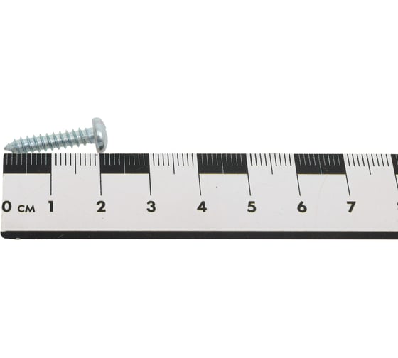 Саморез ZAMETAL 3,9х19 с полукруг. гол., крест шлиц, DIN 7981 оц., 1000 шт ZA080903