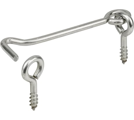 Накидной крючок с осью VORMANN 120 мм, d-4,2 мм, нержавеющая сталь 010082120