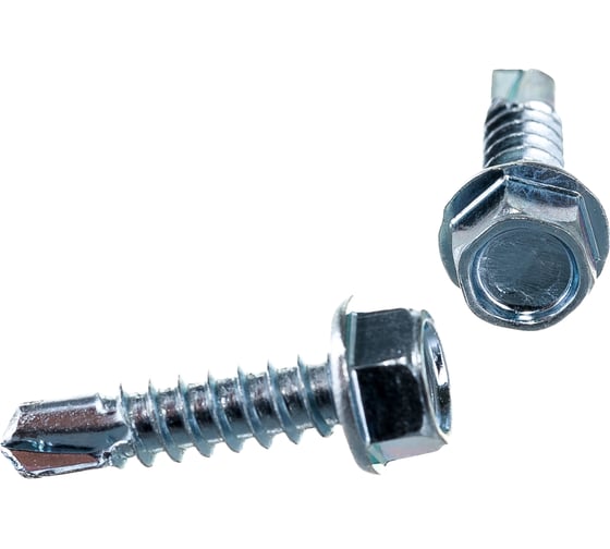 Саморез ZAMETAL 5,5х22 со сверлом и шестигранн. головкой DIN 7504K, оц., 500 шт ZA081559