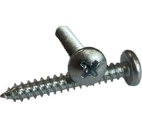 Саморез ZAMETAL 3,5х25 с полукруг. гол., крест шлиц, DIN 7981 оц., 1000 шт ZA521552