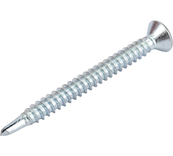 Саморез ZAMETAL 4,2х45 со сверлом и потайной головкой, DIN 7504Р, оц., 500 шт ZA101562