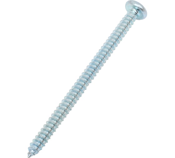 Саморез ZAMETAL 4,8х70 с полукруг. гол., крест шлиц, DIN 7981 оц., 200 шт ZA101883