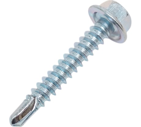 Саморез ZAMETAL 3,5х22 со сверлом и шестигранн. головкой DIN 7504K, оц., 1000 шт ZA081306