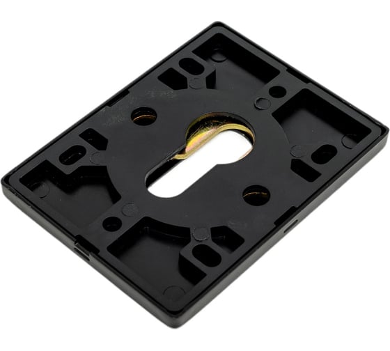 Декоративная накладка под цилиндр Fuaro ESC 486-C RL черный BL-24, 1 шт. 42759