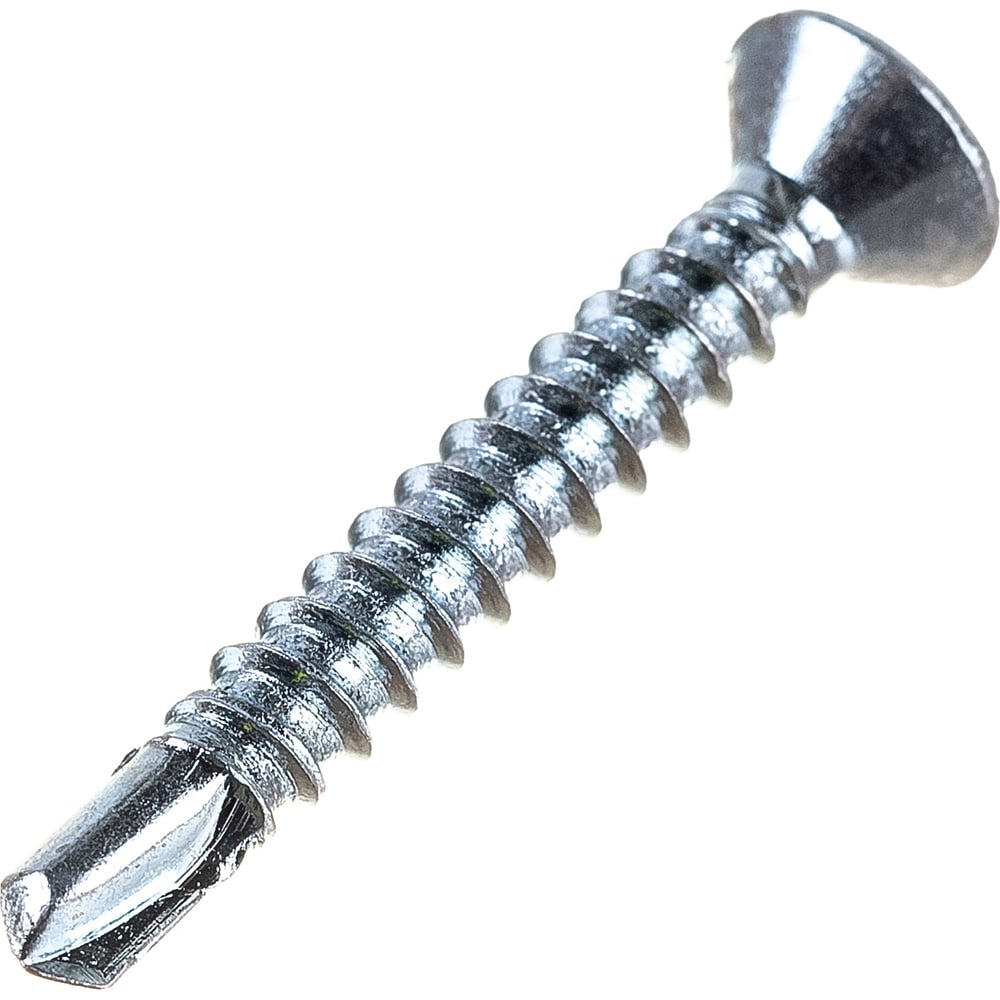Саморез ZAMETAL 3,5х25 со сверлом и потайной головкой, DIN 7504Р, оц ...
