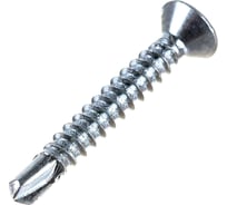 Саморез ZAMETAL 3,5х25 со сверлом и потайной головкой, DIN 7504Р, оц., 1000 шт ZA082204