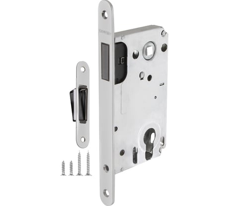 Врезной магнитный замок Fuaro 5300-M-C под ЦМ CP, хром 42079