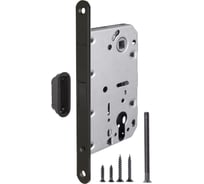 Межкомнатный замок под цилиндр Fuaro MAGNET M85C-50 GR графит new plate 42791