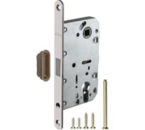 Межкомнатный замок под цилиндр Fuaro MAGNET M85C-50 SN матовый никель new plate 42789