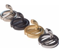 Крючок мебельный JET 217 однорожковый, замак, золото матовое C217Z.001GPLL99