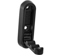 Крючок мебельный JET 261 однорожковый, замак, черный матовый C261Z.001BLWS99