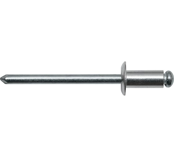 Заклепка вытяжная Fasty Ал/Ст 4,8x16 мм, станд. бортик, 250 шт. 01010004816AM