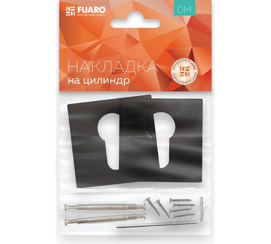 Накладка под цилиндр Fuaro ET DM BL-24 чёрный 43029