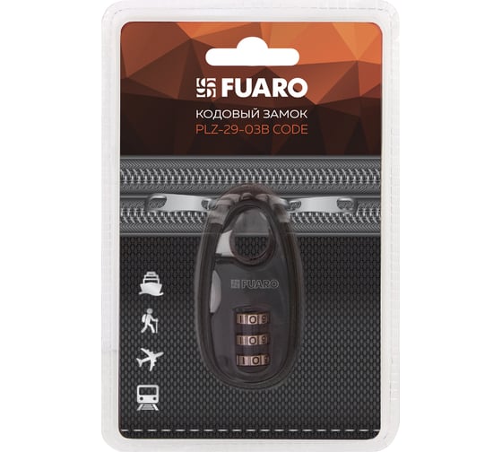Кодовый замок Fuaro PLZ-29-03B CODE блистер 42411