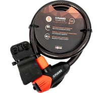 Тросовый замок Fuaro PL-12100-KEY 12x1000 мм, 3 перфориров. кл., подвес 42307