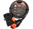 Тросовый замок Fuaro PL-12100-KEY 12x1000 мм, 3 перфориров. кл., подвес 42307 1