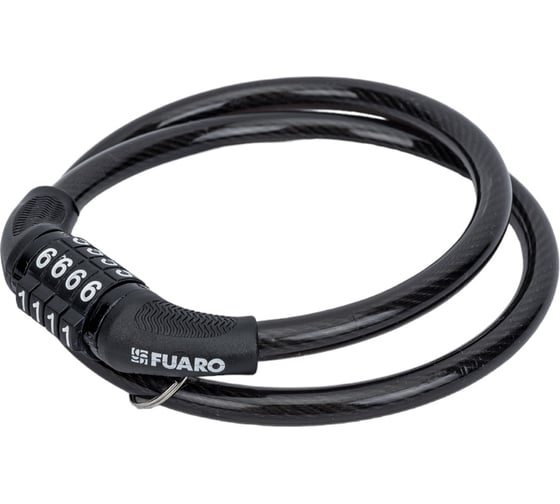 Тросовый замок Fuaro PL-0865-CODE 8x650 мм, код, подвес 42303