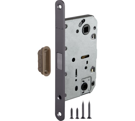 Врезная защелка Fuaro MAGNET M96WC-50 GR графит new plate 42919