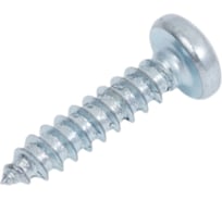 Саморез ZAMETAL 3,5х16 с полукруг. гол., крест шлиц, DIN 7981 оц., 1000 шт ZA521538