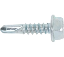 Саморез ZAMETAL 4,8х19 со сверлом и шестигранн. головкой DIN 7504K, оц., 1000 шт ZA081467