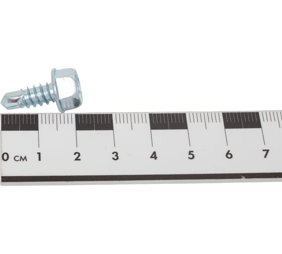 Саморез ZAMETAL 6,3х16 со сверлом и шестигранн. головкой DIN 7504K, оц., 500 шт ZA081603