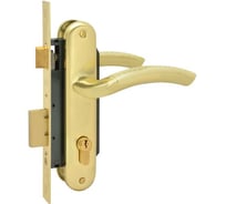 Врезной замок НОРА-М N96-70 Л мат.золото 11884