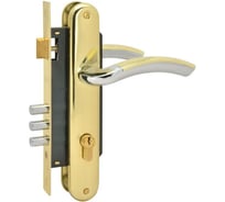 Врезной замок НОРА-М N96-85 M золото/хром 8217