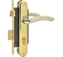 Врезной замок НОРА-М N96-85 К золото/хром 8219