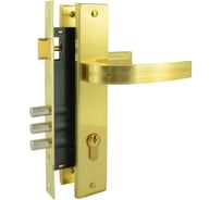 Врезной замок НОРА-М N106-85 M мат.золото 16268